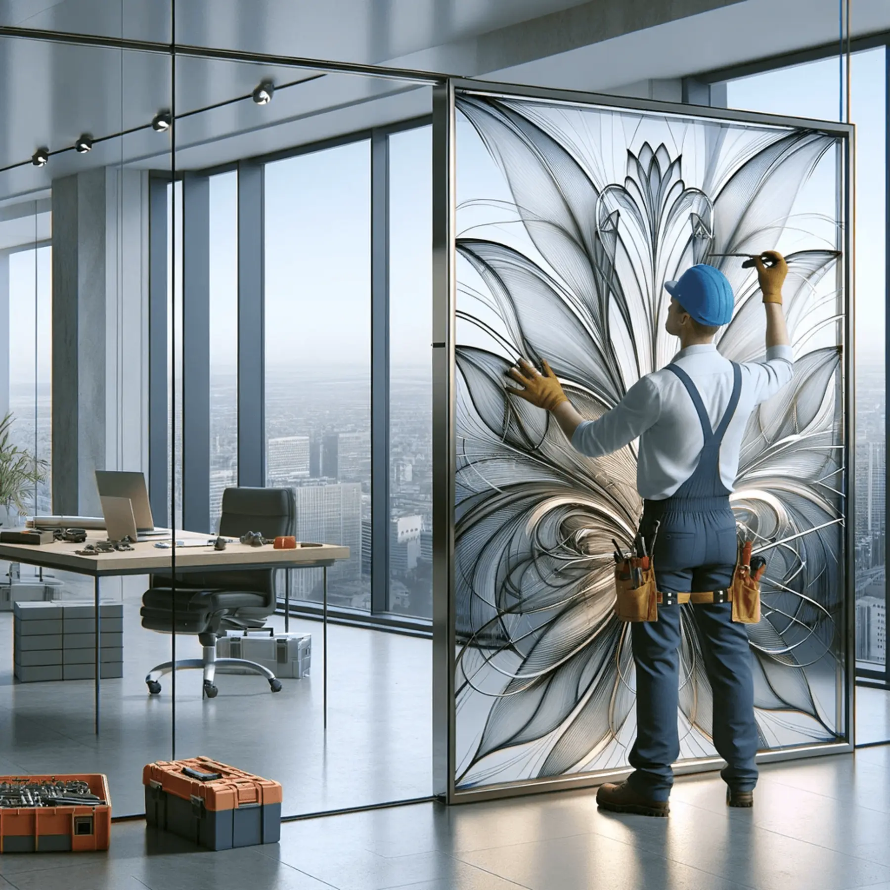 Installation Glasdesign