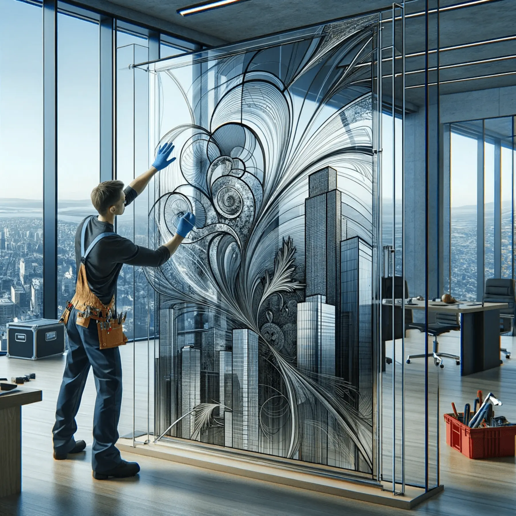 Glasdesign installieren